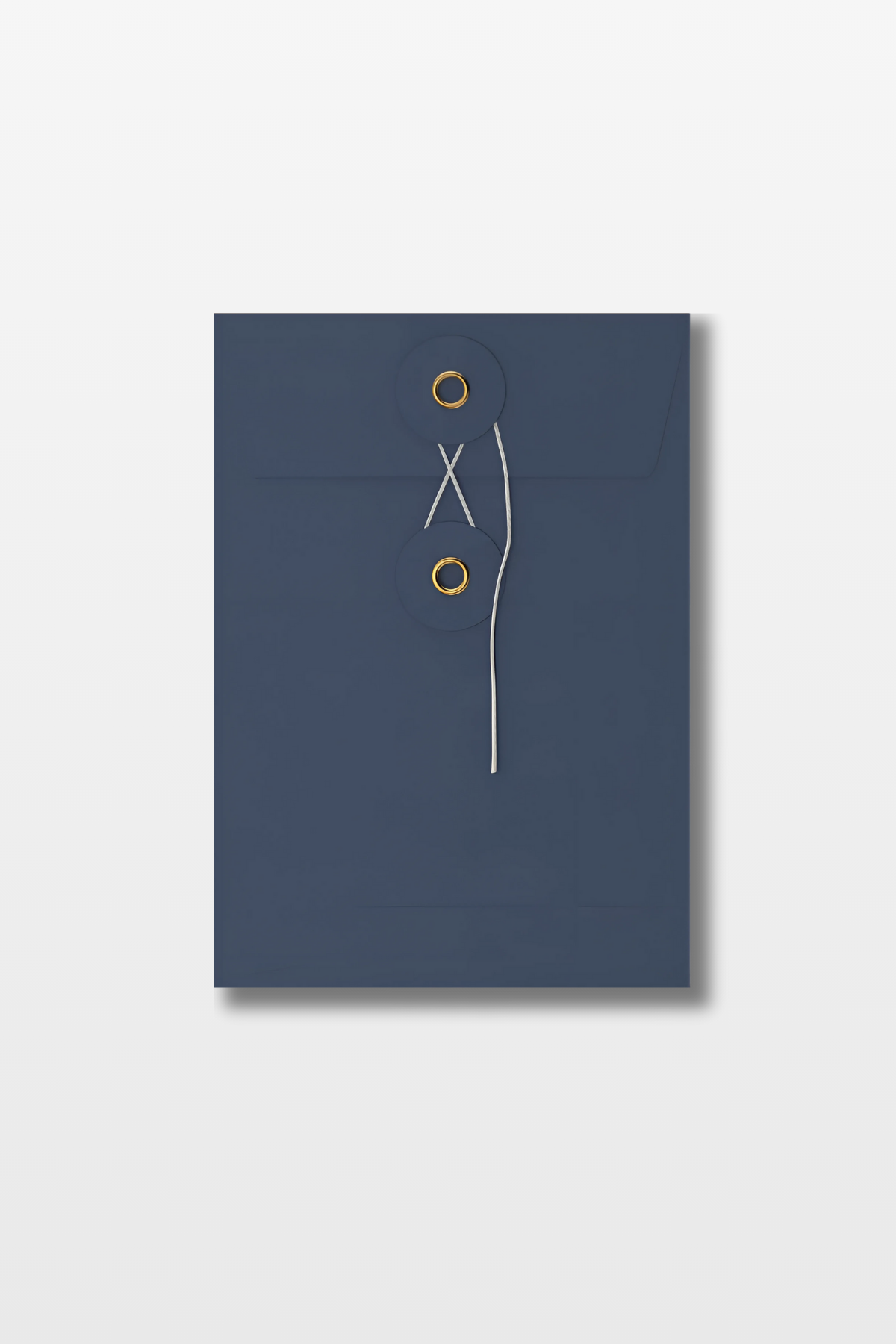 Blauwe envelop